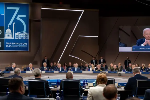 75th anniversary NATO Summit at the Walter E.Washington Convention Center - US military