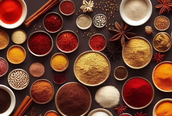 Selection of Indian spices